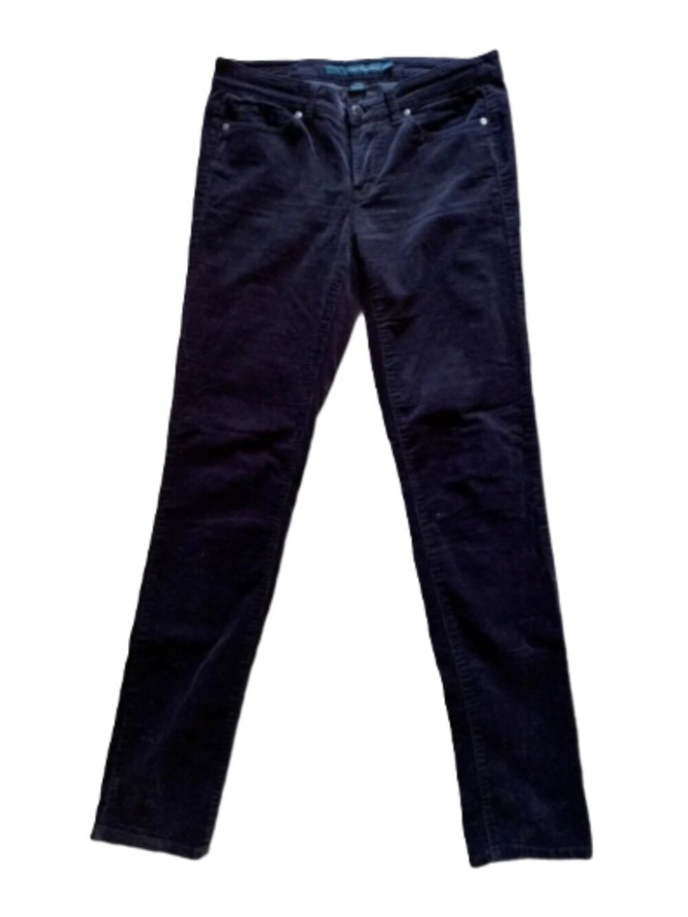 Calvin Klein Jeans Womens Black Corduroy Pants Ultimate Skinny Stretch Size 27 4